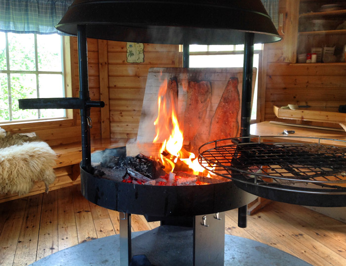 Финский гриль барбекю Fingrill 80 на дровах и углях