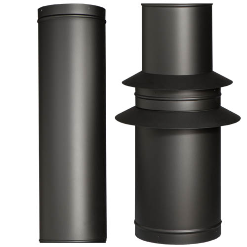 Fingrill Комплект труб черный Black (2 шт. х 1 м.) D=300/370