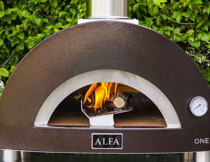 Alfa Пицца печь One с тележкой, газ
