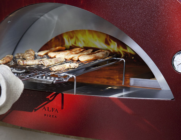 Alfa Пицца печь Allegro Red, дрова