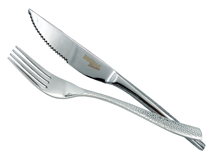 Нож и вилка Briqman для стейков и мяса