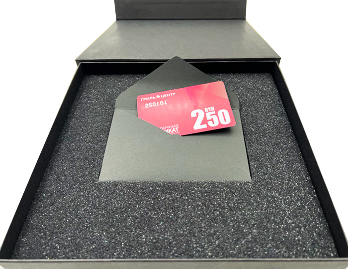 сертификат  в магазин Гриль Центр на 250 byn