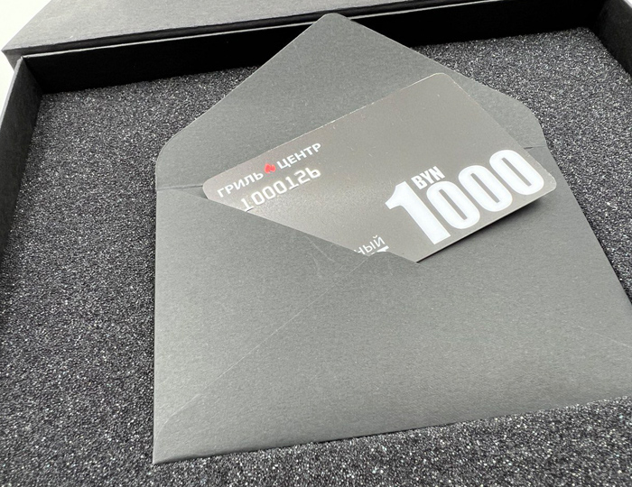 Подарочный сертификат 1000 BYN в Гриль Цнетр