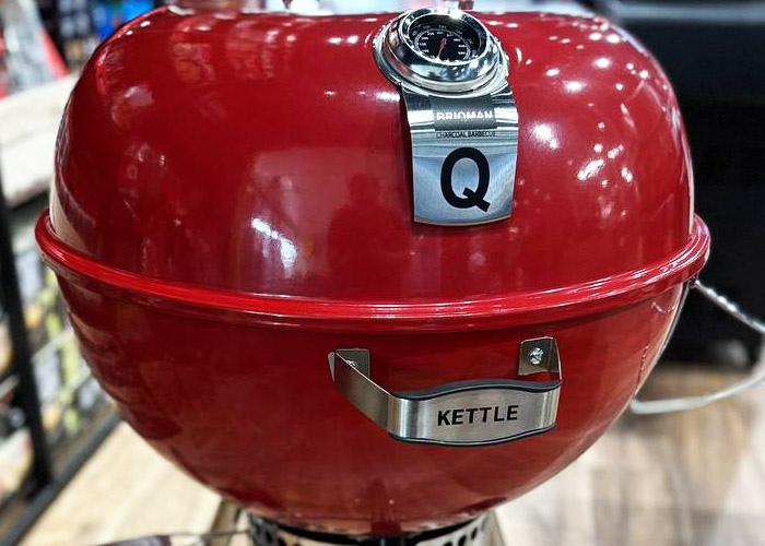 Угольный гриль Briqman kettle 57 красный