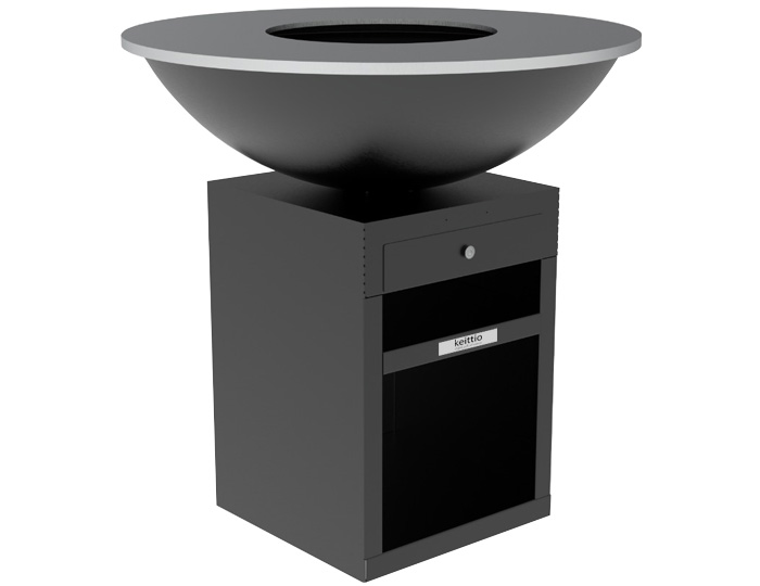 Дровяной гриль очаг Keittio Grill Bar Black 100 нерж.