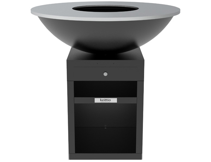 Дровяной гриль очаг Keittio Grill Bar Black 100 нерж.