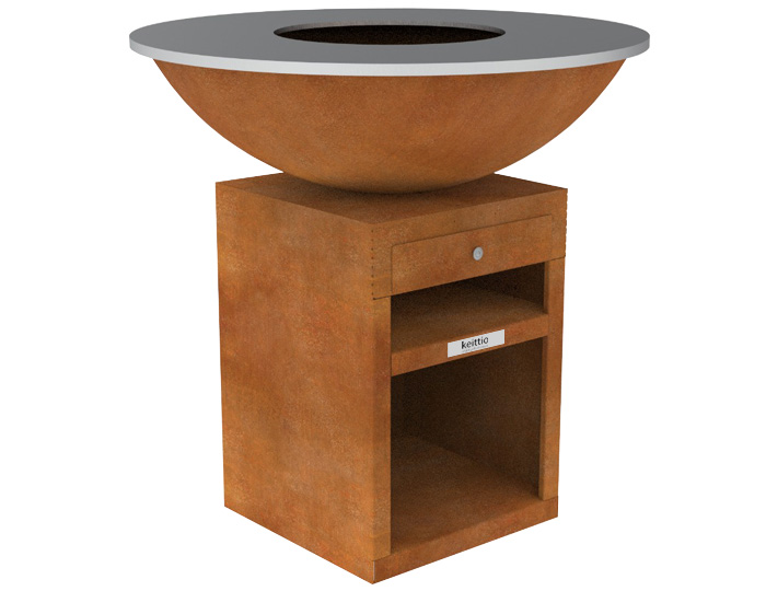 Дровяной гриль очаг Keittio Grill Bar Corten 100