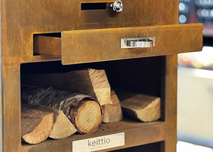 Дровяной гриль очаг Keittio Grill Bar Corten