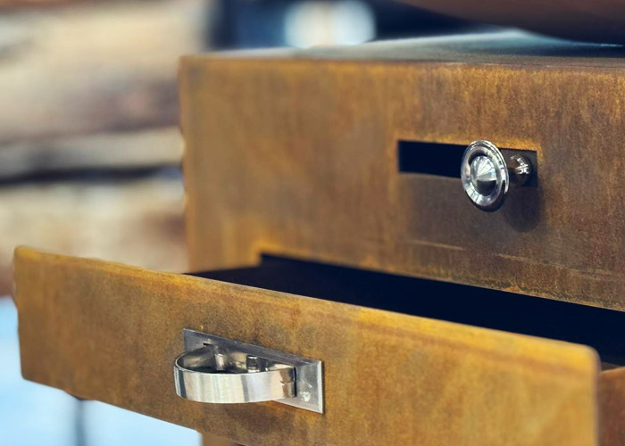 Дровяной гриль очаг Keittio Grill Bar Corten
