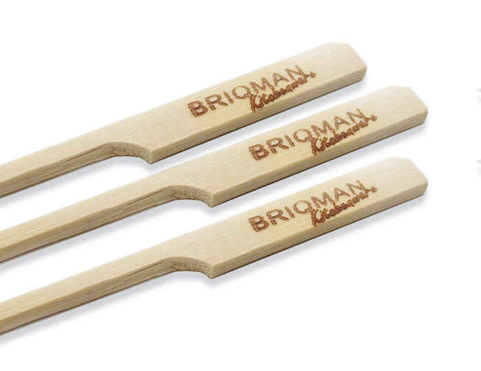 Briqman Шпажки в тубусе бамбуковые 30 см.
