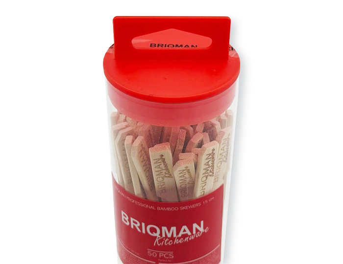 Briqman Шпажки в тубусе бамбуковые 30 см.