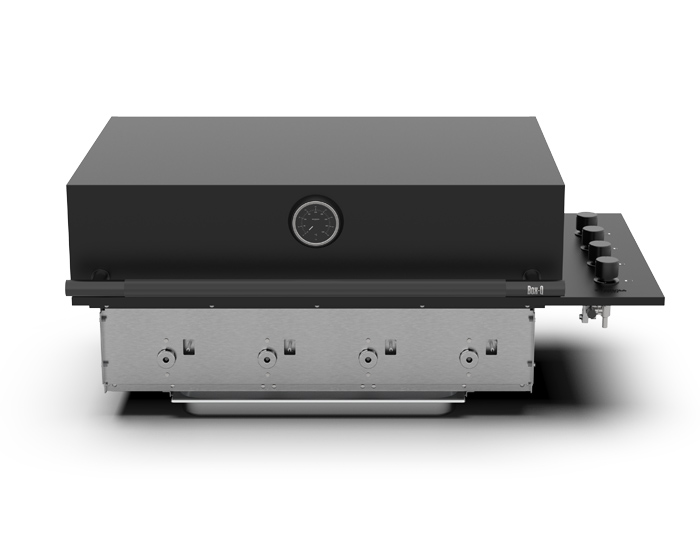 Газовый гриль встройка Brabura Box-Q Black