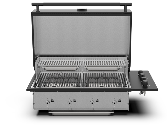 Газовый гриль встройка Brabura Box-Q Black