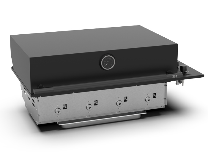 Газовый гриль встройка Brabura Box-Q Black