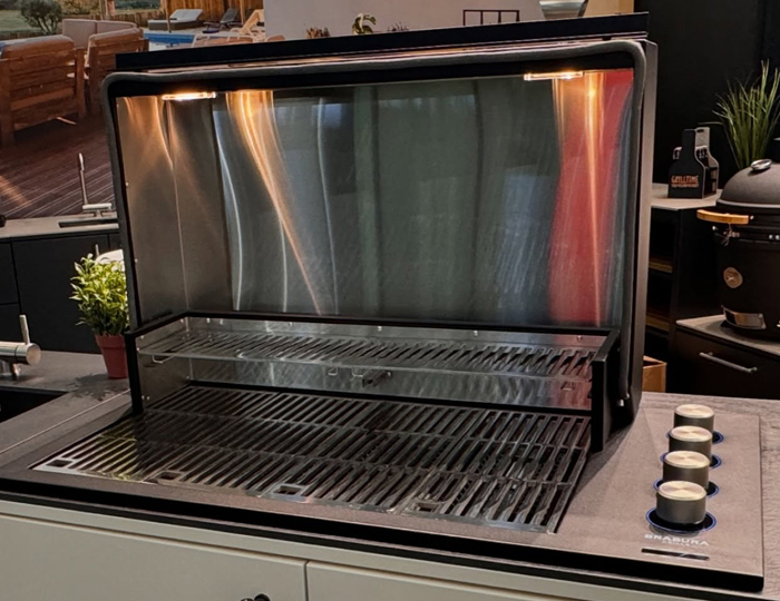 Газовый гриль встройка Brabura Box-Q Stainless Steel