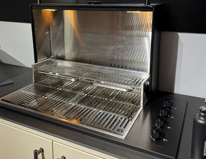 Газовый гриль встройка Brabura Box-Q Stainless Steel