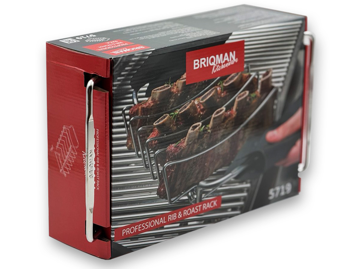 Подставка Briqman для запекания рёбер 2 в 1