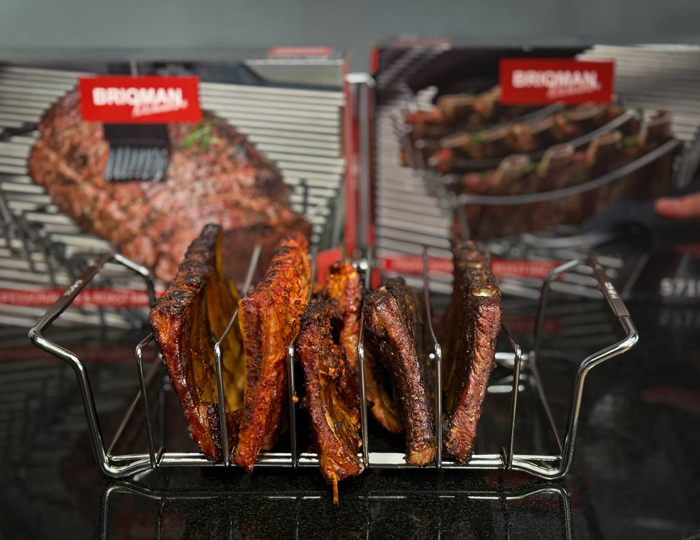 Подставка Briqman для запекания рёбер 2 в 1