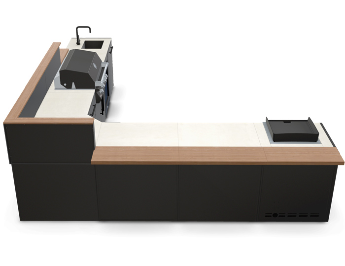 Гриль Кухня Brabura Kitchen Corner Black 800.4