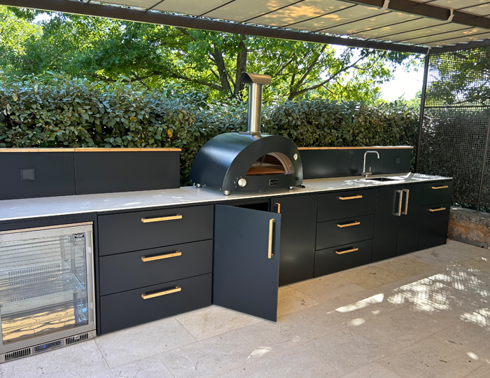 Гриль Кухня Brabura Kitchen Corner Black 800.4