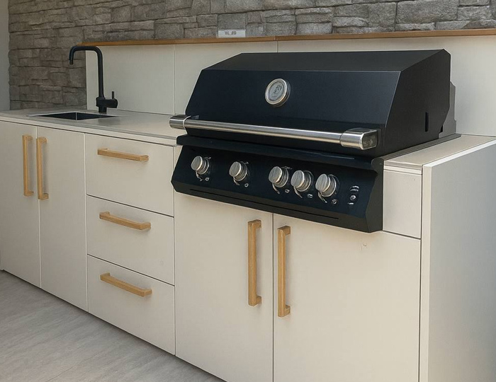 Гриль кухня Brabura Kitchen Corner White 900.5