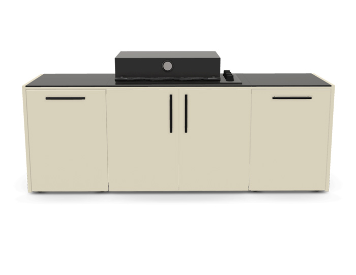 Гриль кухня Brabura Kitchen Line Base White 300.1