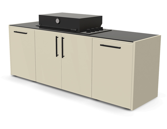 Гриль кухня Brabura Kitchen Line Base White 300.1