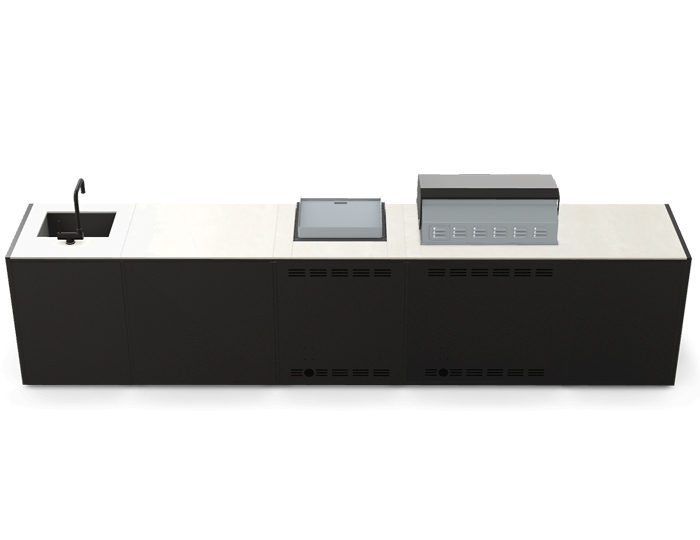 Гриль кухня Brabura Kitchen Line Base Black 500.4 купить