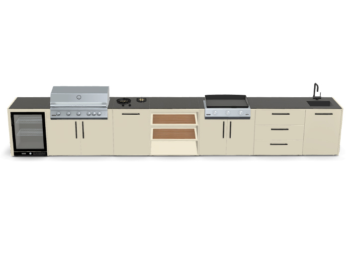 Гриль кухня Brabura Kitchen Line white 700.5