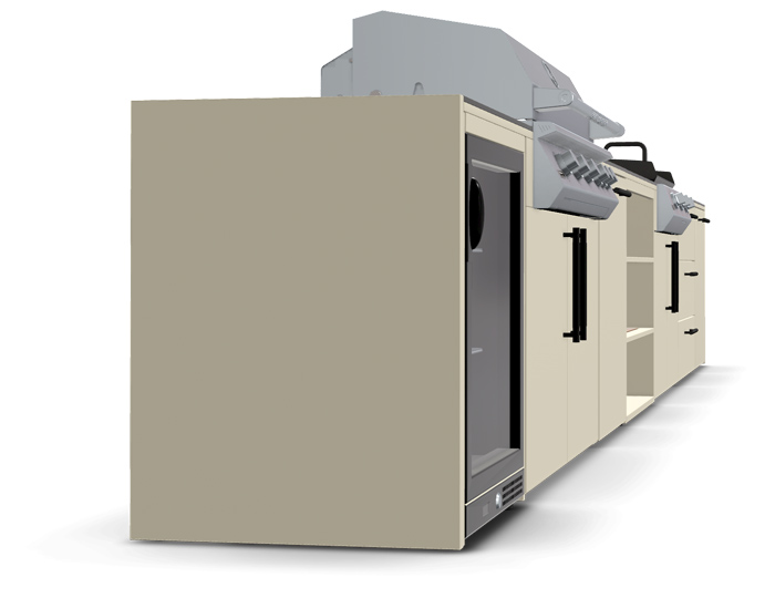 Гриль кухня Brabura Kitchen Line Base white 700.5