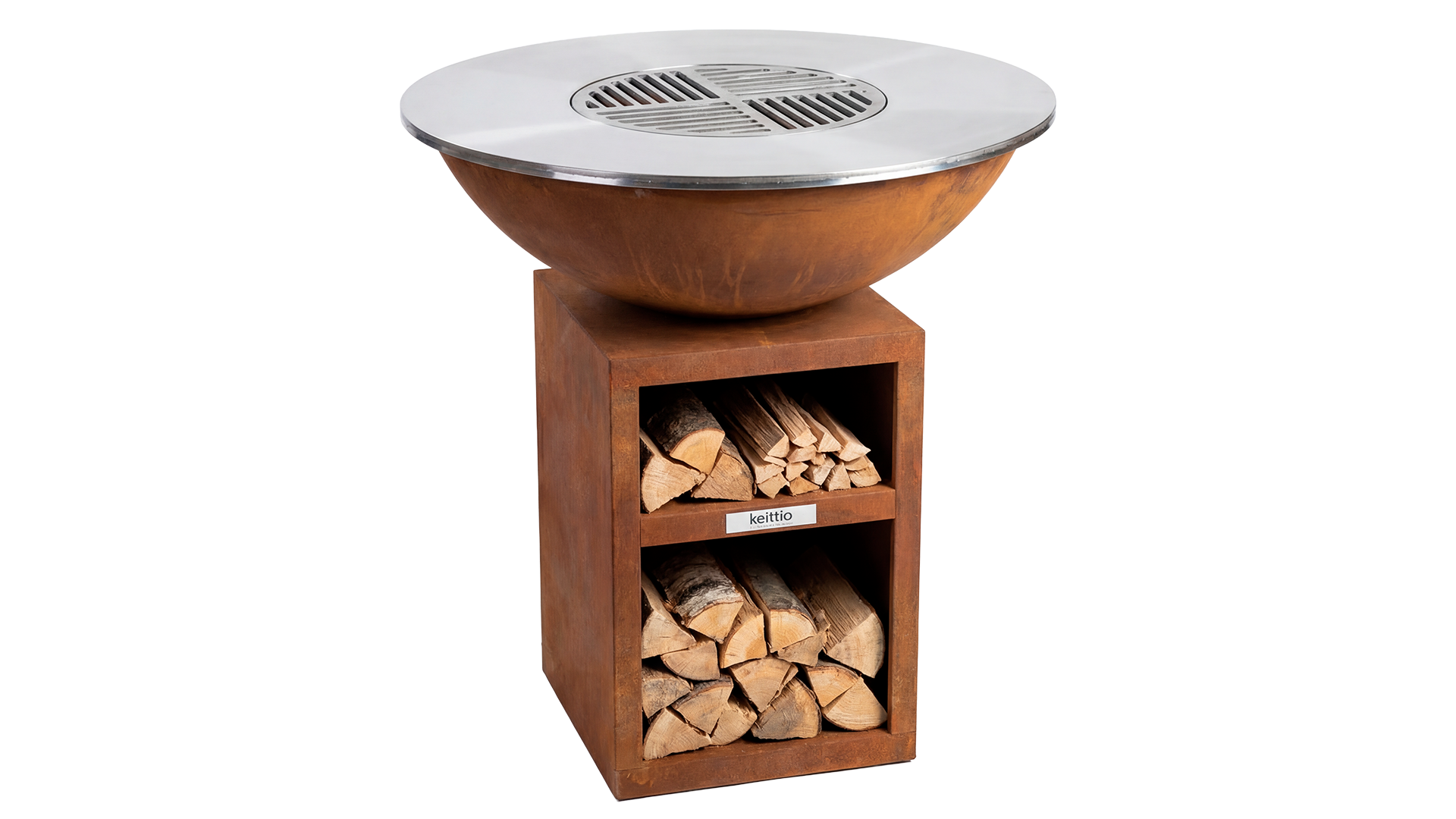 Дровяной гриль очаг Keittio Grill Bar Corten 100