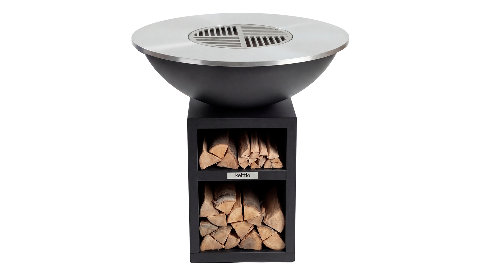 Дровяной гриль очаг Keittio Grill Bar Black 100 нерж.