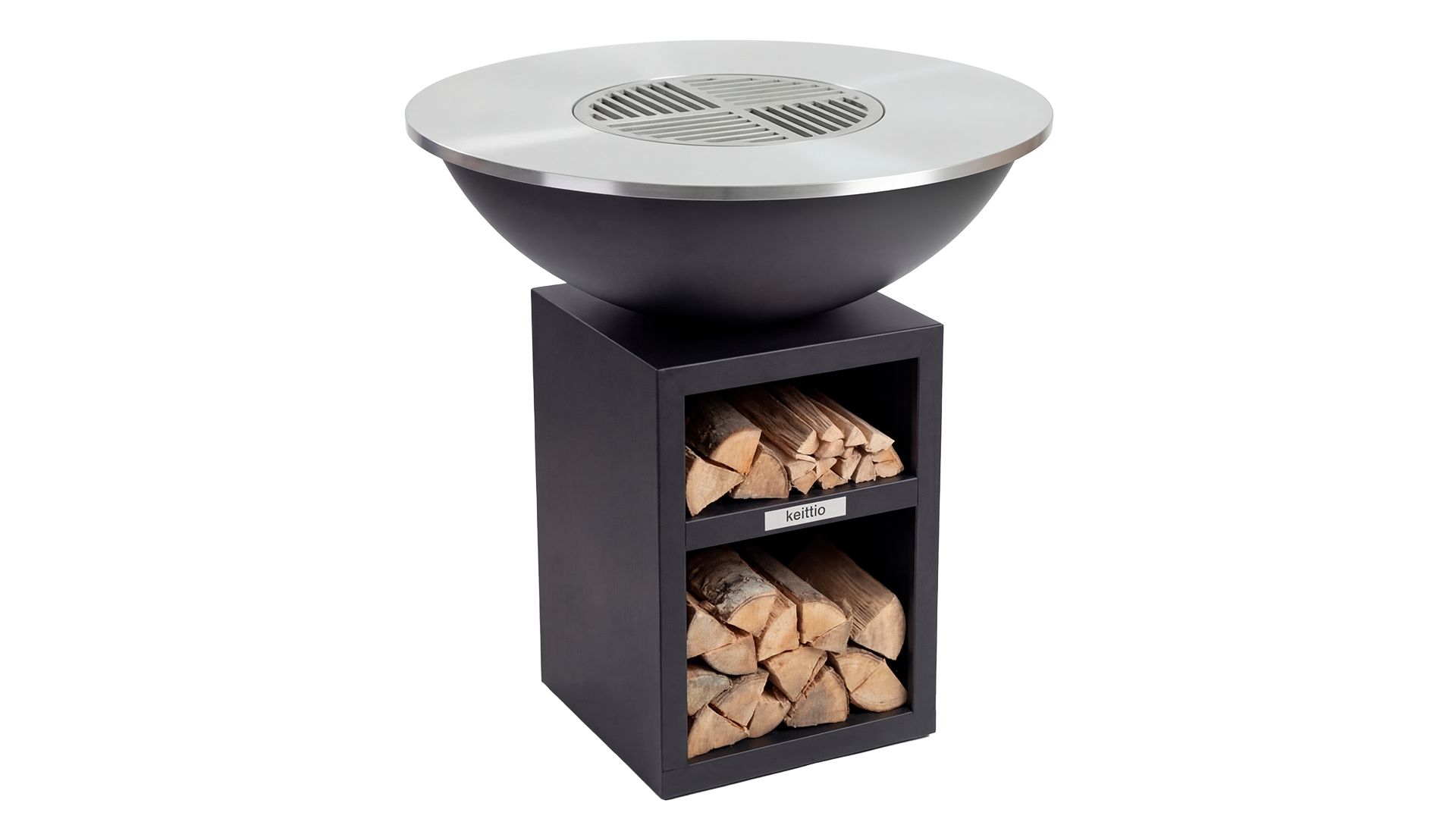 Дровяной гриль очаг Keittio Grill Bar Black 100 нерж.